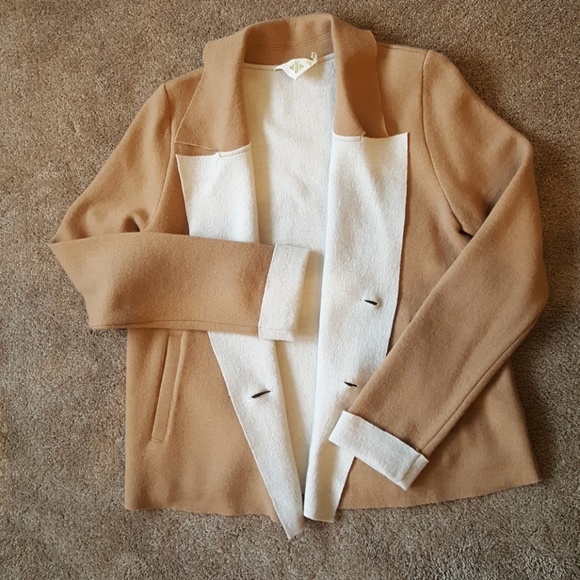 Anthropologie boiled wool blazer/jacket size M - Picture 4 of 4